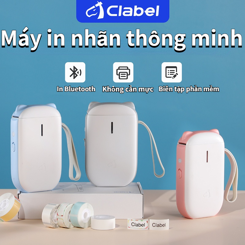 Máy In, Máy In Mini, Máy In Nhãn, Máy In Nhãn Nhiệt Mini Di Động Cho Bluetooth Android/IOS
