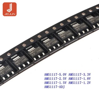 Set 100 chip điện áp ams1117-3.3v / 1.2 / 1.5 / 1.8 / 2.5 / 5.0 / adj sot-223 chuyên dụng