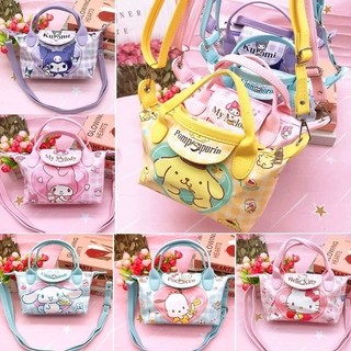 Túi đeo chéo cỡ lớn họa tiết sanrio kuromi dễ thương