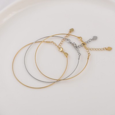 Vòng tay DIY từ dây đồng mạ vàng 14K, phù hợp làm trang sức handmade