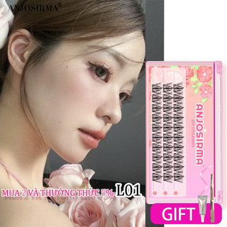 Anjosirma  3D DIY Bó Lông Mi Giả dài tự nhiên mềm mại cao cấp L01