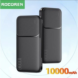 < Rocoren > Sạc pin ngoài di động 10000mAh Sạc nhanh cho iPhone 15 Pro Max Samsung