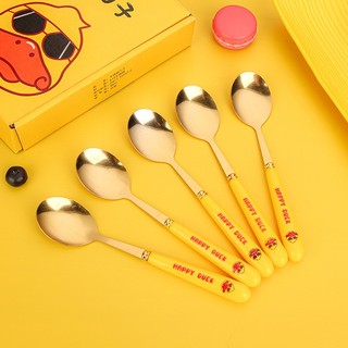 1PC Thìa inox, thìa vịt, thìa súp