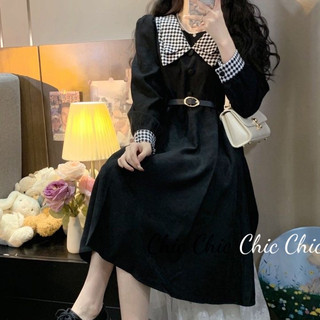 Chic Chic váy nữ Đầm Body Cho thời váy Fashion Vintage hàn quốc Popular WLQ2410B8J 2Z240111