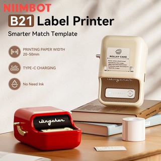  NIIMBOT B21 Máy in nhãn nhiệt kết nối Bluetooth thích hợp cho Android/ IOS
