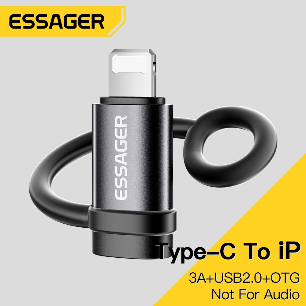 ESSAGER Đầu Chuyển Đổi Type C Sang Los Cho Điện Thoại IP