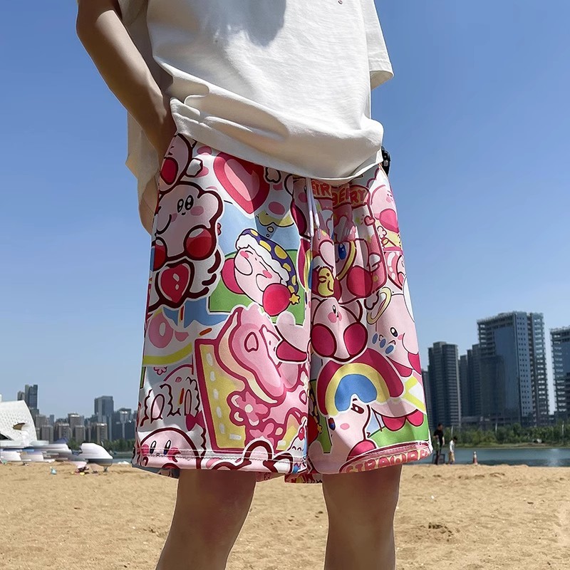 🔥có hàng sẵn🔥 Quần Short Nhỏ In Họa Tiết Hoạt Hình Dễ Thương Thời Trang Cho Nữ-AC0197