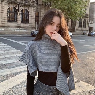 Áo khoác len zhelihangfei cổ lọ thời trang cho nữ