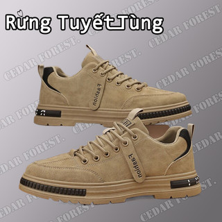 SHANMUSENLIN  Giày Bảo Hộ Lao Động Ngoài Trời Chống Trượt Chống Mài Mòn Thoáng Khí Trọng Lượng Nhẹ Hợp Thời Trang Cho NamGiày nam Thể thao Thư giãn Thời trang