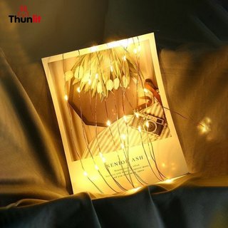 Thunlit Đom Đóm Đèn Ngủ 10LED 1M Micro Dây Đèn Giáng Sinh Cổ Tích Trang Trí Tiệc Sân Vườn Trang Trí Năm Mới