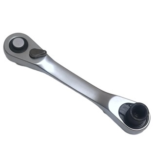  1   4 Inch Ổ Đĩa Mini Hai Đầu Phát Hành Nhanh Ratchet Tay Cầm Ổ Cắm Bit Cờ Lê Nhà DIY Dụng Cụ Sửa Chữa 