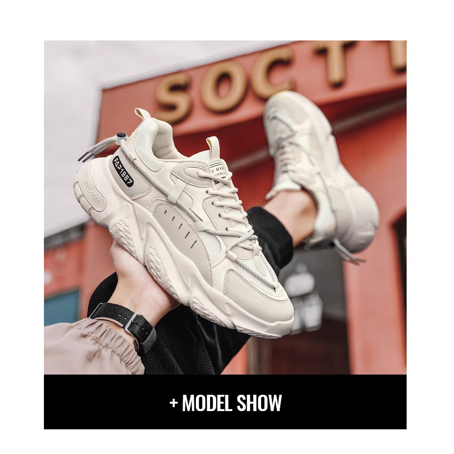 Giày Sneaker Chạy Bộ Chống Mùi Hôi Thoáng Khí 2024 Cho Nam