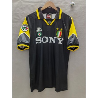 Áo bóng đá phong cách retro juventus away delpierojersey 3a 95 / 97
