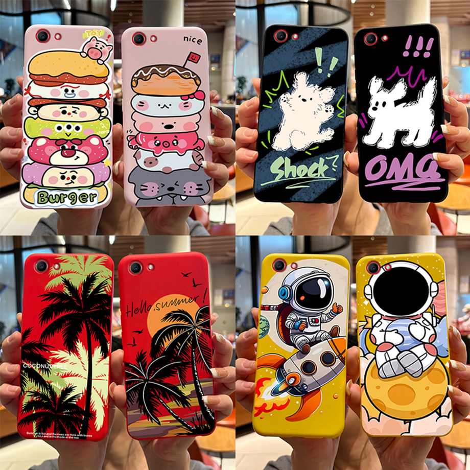 Ốp Điện Thoại Silicone Mềm Màu Kẹo Chống Sốc Cho OPPO F7 Youth F7 Youth F7Youth