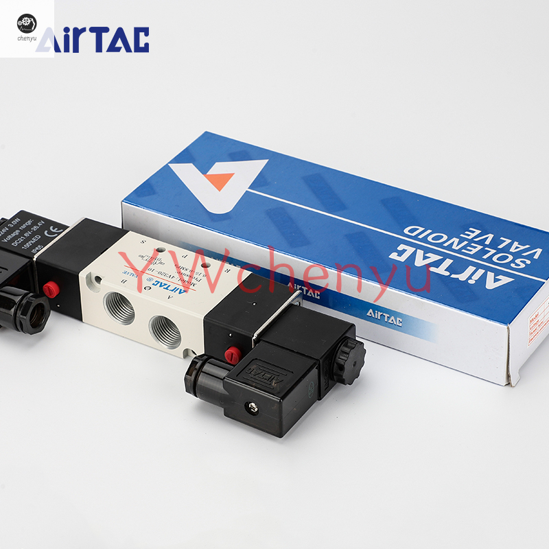 Van điện từ khí nén hai cánh năm cánh 4V220-08 4V120-06 4V320-10 4V420-15 4V320-08 pxc6