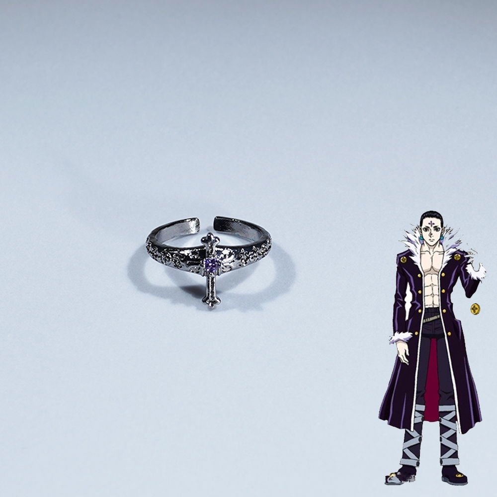 Nhẫn Kim Loại Hóa Trang Nhân Vật phantom troupe gon killua kurapika Phim hunter x hunter
