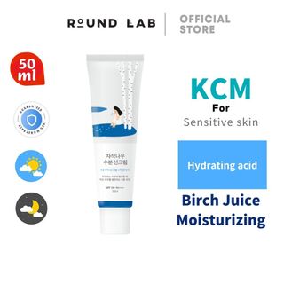 Kem chống nắng round lab birch juice moisturizing sunscreen spf50+ pa++++ 50ml