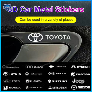 1 Miếng Dán logo Kim Loại Trang Trí Cửa Sổ Xe Hơi