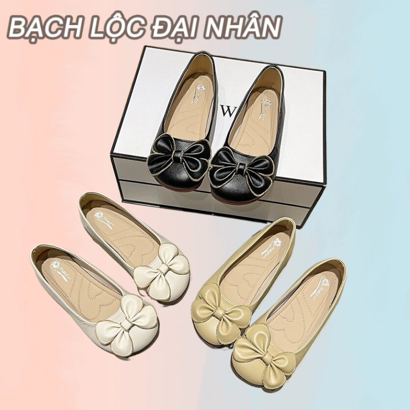 BẠCH LỘC ĐẠI NHÂN✨ Giày Búp Bê mary jane Đế Mềm Thoải Mái Phong Cách vintage Cho Nữ