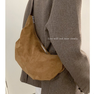 Nucelle Túi Xách Da Lộn Đeo Cánh Tay / Đeo Chéo Cỡ Lớn Phong Cách retro Cao Cấp Cho Nữ