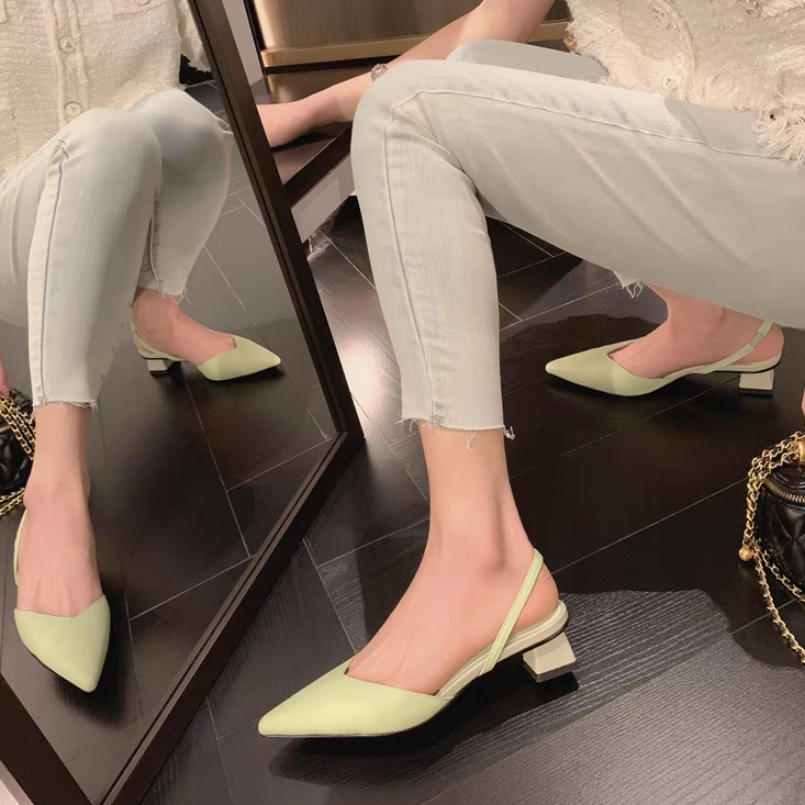 Giày Cao Gót Mũi Nhọn Thời Trang Thanh Lịch Dành Cho Nữ