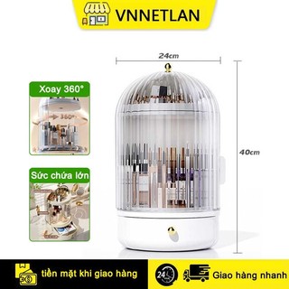 hộp đựng mỹ phẩm/kệ đựng mĩ phẩm veentlan b1 1 / 2 Tầng Bằng Nhựa abs Chất Lượng Cao