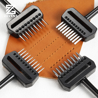 Thay Đổi Cắt Răng Cắt Tròn xiên Flat Lục Giác Plank Punch Một Bộ Đa Chức Năng Handmade DIY Da Punch Tool