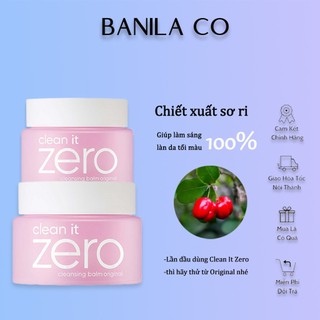 Sáp tẩy trang banila co c​l​e​a​n it z​e​r​o c​l​e​a​n​s​i​n​g b​a​l​m o​r​i​g​i​n​a​l 100ml dành mọi loại da tẩy trang