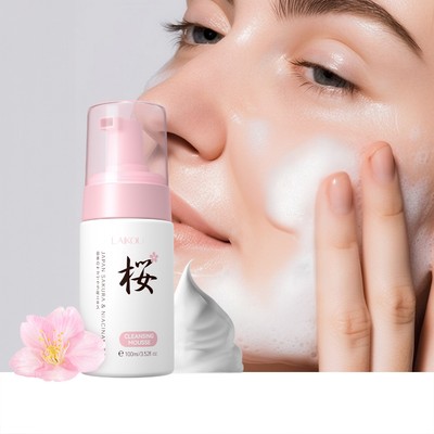 Sữa Rửa Mặt Tạo Bọt LAIKOU Sakura Niacinamide 100ml