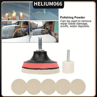 Bộ dụng cụ đánh bóng kính chắn gió xe hơi helium066