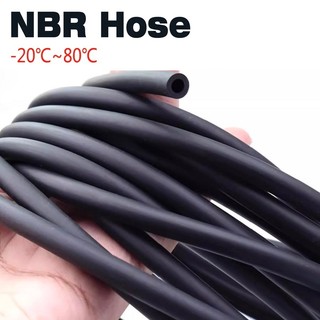 Nbr rubber hose oil resistant rubber pipe id 2 3 4 5 6 7 8 10 13 16 19mm rubber pipe oil pipe nitrile pipe hose tube tubing ống cao su dẫn dầu chịu nhiệt