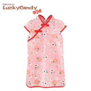 Đầm sườn xám LuckyCandy thiết kế Trung Hoa thanh lịch cho bé gái 2-8 tuổi 11-25kg