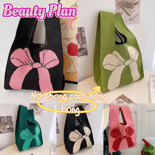 🎀Nơ phong cách nóng bỏng🎀Túi xách nữ móc thủ công họa tiết hoa.