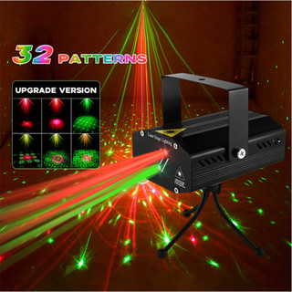 32 mẫu mini-party đèn chiếu laser DJ Disco Nhấp nháy nguồn rgb para sa kasal ktv thanh sinh nhật