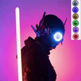 Mặt nạ Cyberpunk với Led Future Dystopia Cospla Phụ kiện Metaverse Style Mask cho lễ hội âm nhạc DJ/Đảng và Halloween