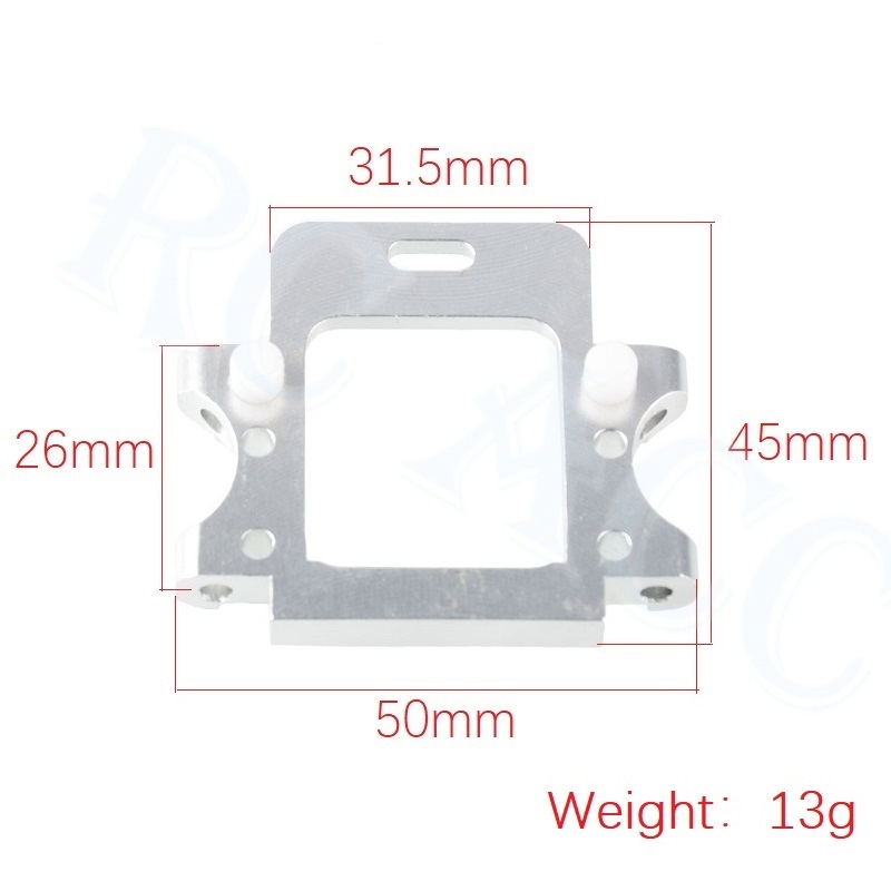 Xe Rc 102060Phụ Kiện Hộp Số Phía Trước Bằng Nhôm  Cho Xe Tải HSP 1:10