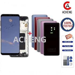 Acheng tft dành cho samsung galaxy s9 plus s9 + g965 g965f g960 lcd bộ số hóa màn hình cảm ứng thay thế một phần