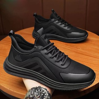 Giày sneaker đế mềm phối lưới thoáng khí thời trang 2024 cho nam