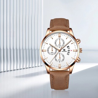 Mới Đồng Hồ quartz Nam Dây Da