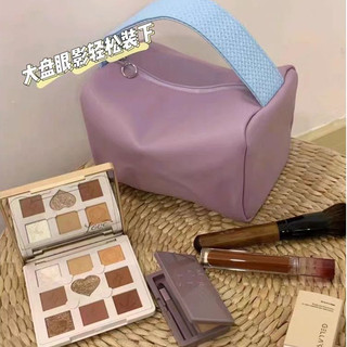 Chic JOY Túi Xách Đi Vệ Sinh Bằng PU Hình Vuông Màu Kẹo Sức Chứa Lớn Đa Năng Instagram Hàn Quốc Cho Nữ
