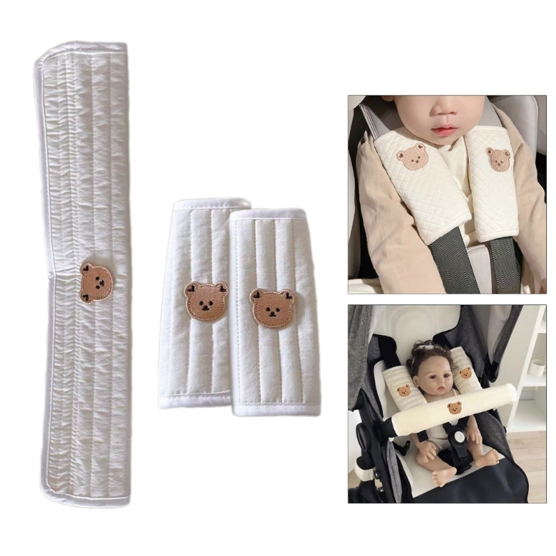 Đệm Bọc Bảo Vệ Tay Lái Xe Đẩy Em Bé Dễ Lắp Đặt Đa Năng