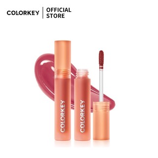 Son Tint lì Colorkey Juicy Lasting Tint Son Bóng Dưỡng Ẩm Lâu Trôi Màu Sắc Thời Trang 2.5g