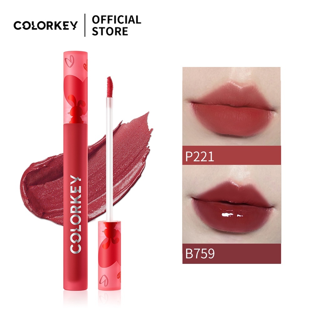 COLORKEY  Son Lì Dưỡng Ẩm Lâu Trôi Phiên Bản Giới Hạn Hình Thỏ 1.7g