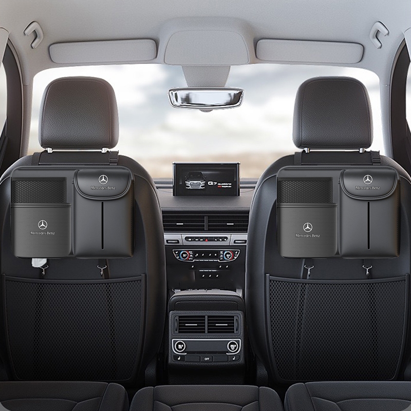Túi Đựng Khăn Giấy Treo Lưng Ghế Xe Hơi Mercedes Benz E200 C200 C260 Glk Gls Glk Glb