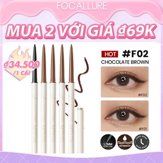 [Hàng mới về] Chì Kẻ Mắt Dạng Gel Focallure 1.7mm Siêu Mỏng Kháng Nước Lâu Trôi