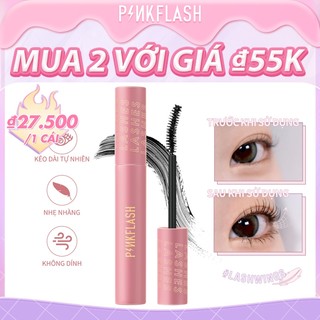 Mascara PINKFLASH làm dài và dày mi tự nhiên chống nhòe lâu trôi