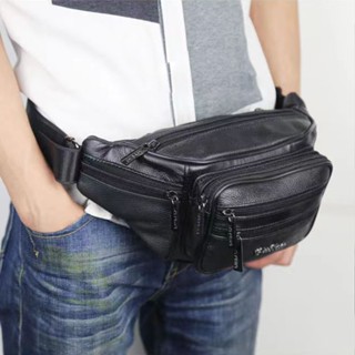 Túi Đeo Chéo Ngực Chất Liệu Da Bò Thời Trang Cá Tính Cho Nam