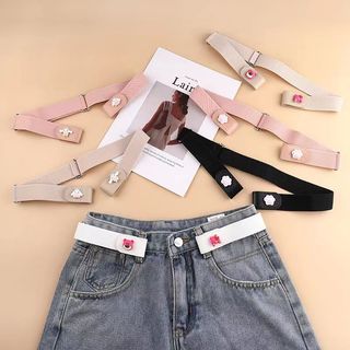 Thắt Lưng Co Giãn Đính Nút Dễ Thương Cho Bé yd006
