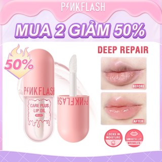 [Hàng mới về] Dầu dưỡng môi PINKFLASH cấp ẩm giảm nếp nhăn chống thấm nước với thành phần tinh khiết