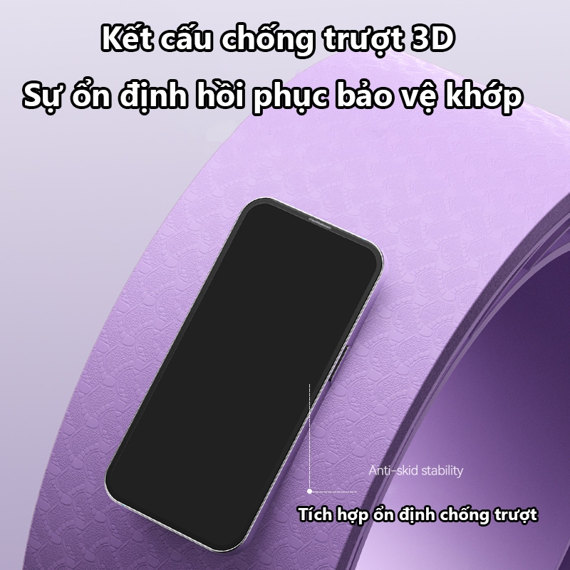 Vòng tập yoga Bánh xe yoga Vòng hỗ trợ/bánh xe phụ yoga, đường kính 30 cm, rộng 12 cm | BigBuy360 - bigbuy360.vn